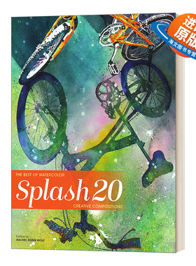 英文原版 Splash 20: Creative Compositions 创意构图 第20版 水彩画 绘画技巧指南 雷切尔·鲁宾·沃尔夫 精装 进口英语原版书籍