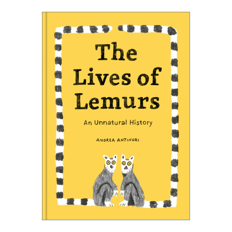 英文原版 The Lives of Lemurs 狐猴的生活 动物历史 意大利插画师Andrea Antinori 精装绘本 英文版 进口英语原版书籍 书籍/杂志/报纸 儿童读物原版书 原图主图