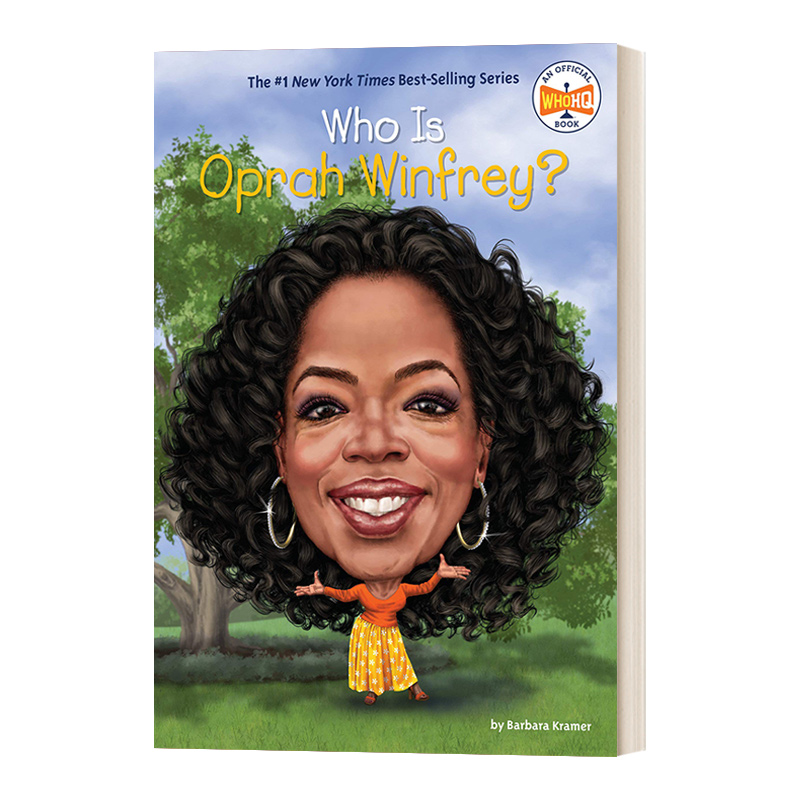 英文原版 Who Is Oprah Winfrey?谁是奥普拉？人物传记系列儿童故事阅读英文版进口英语原版书籍