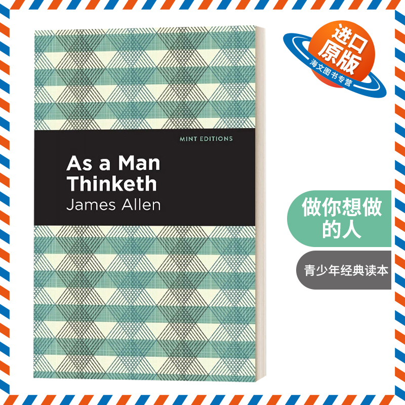 英文原版 As A Man Thinketh 做你想做的人 励志随笔 英文版 进口英语原版书籍