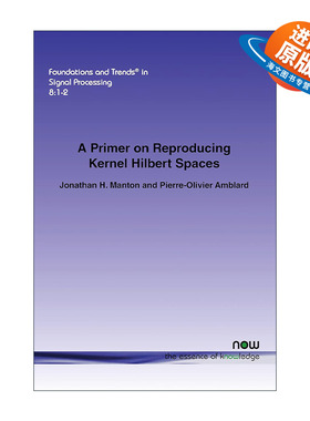 英文原版 A Primer on Reproducing Kernel Hilbert Spaces 再生核希尔伯特空间读本 英文版 进口英语原版书籍