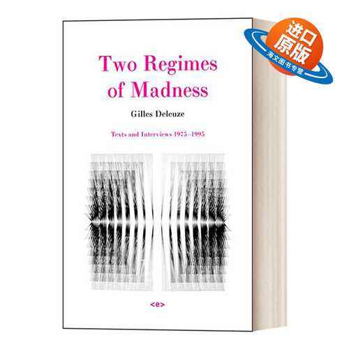 英文原版 Two Regimes of Madness revised edition 两种疯狂政权 修订版 1975-1995年间文本与采访 哲学 英文版 进口英语书籍