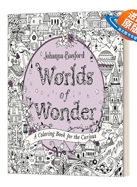 英文原版 Worlds of Wonder 奇妙世界 成人手绘涂色书 秘密花园作者乔汉娜·贝斯福 英文版 进口英语原版书籍