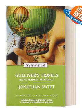 英文原版小说 Gulliver's Travels and A Modest Proposal  格列佛游记 Enriched Classics系列 英文版 进口英语原版书籍