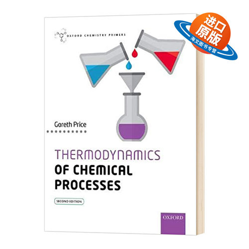 英文原版 Thermodynamics of Chemical Processes  化学过程的热力学 英文版
