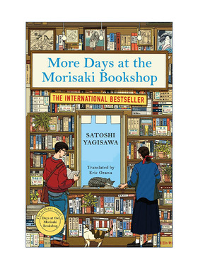 英文原版 More Days at the Morisaki Bookshop 在森崎书店的更多日子 八木泽教司 Satoshi Yagisawa 英文版 进口英语原版书籍