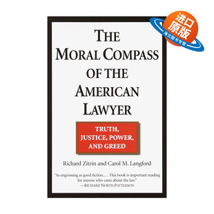 Lawyer The Compass 英文版 书籍 英文原版 Zitrin the Moral 律师 走钢索 American 进口英语原版 Richard