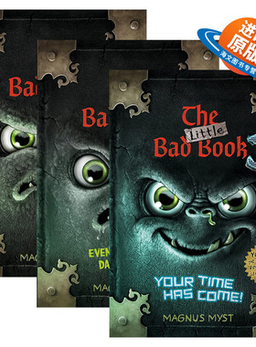 英文原版 The Little Bad Book 小坏书系列3册 儿童怪异有趣故事少儿趣味插画精装绘本 Magnus Myst 英文版 进口英语原版书籍
