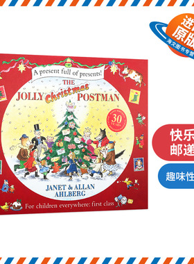 英文原版 The Jolly Christmas Postman 快乐的邮递员 精装绘本 英文版 进口英语原版书籍