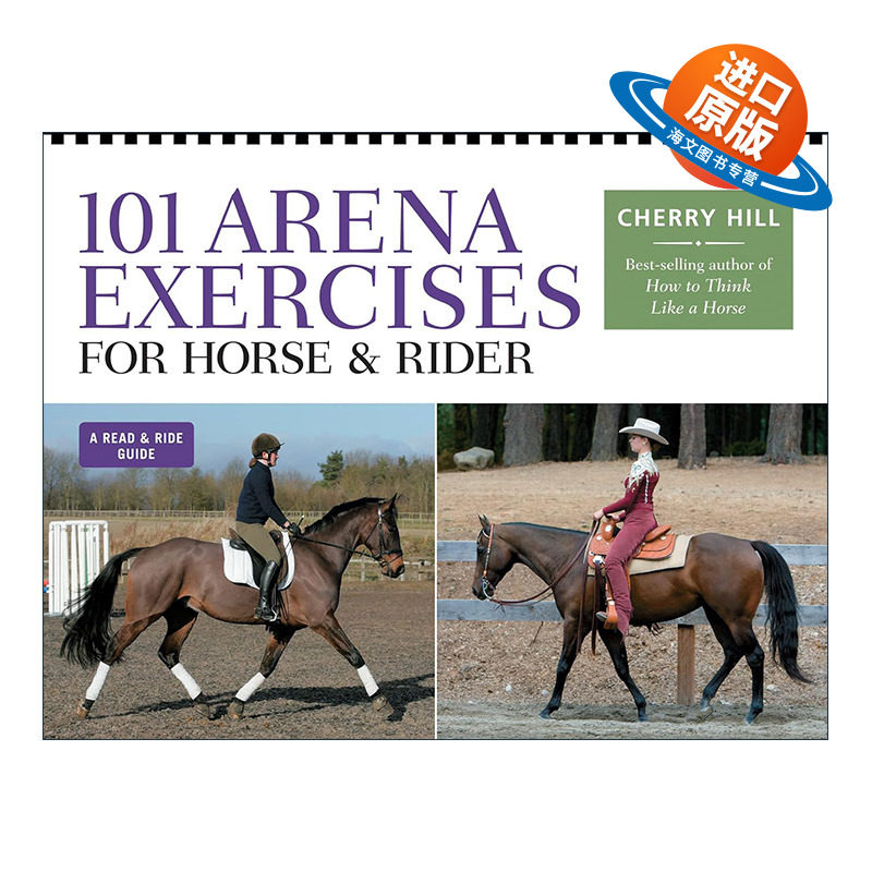 英文原版 101 Arena Exercises for Horse & Rider 马术竞技场练习 英文版 进口英语原版书籍