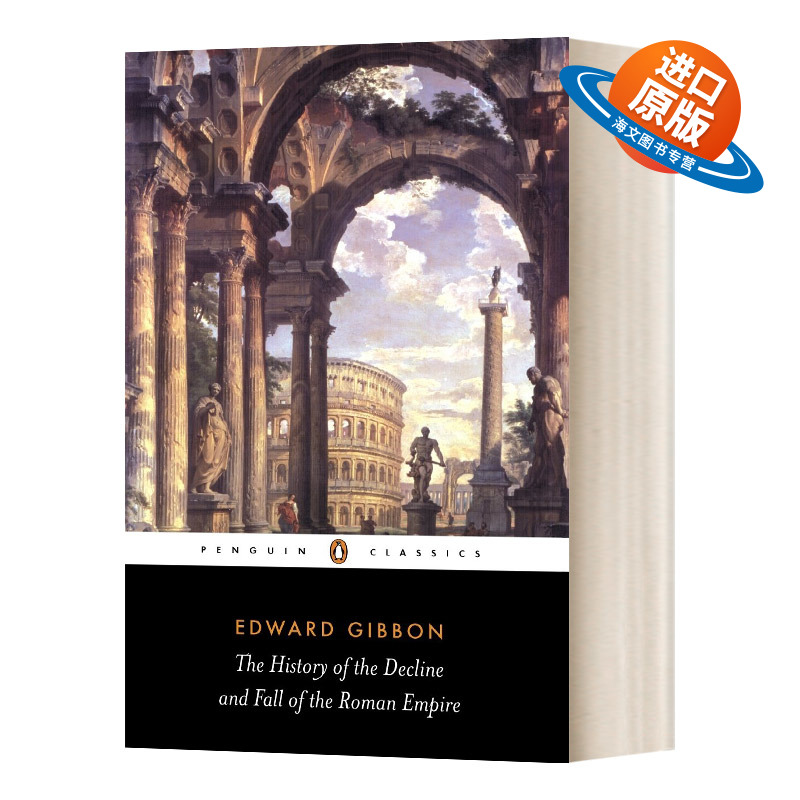 英文原版 The History of the Decline and Fall of the Roman Empire 罗马帝国衰亡史 节选版 英文版 进口英语原版书籍