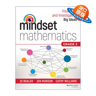 英文原版 Mindset Mathematics Grade 2 思维数学 可视化和研究大观念 二年级 斯坦福大学教授Jo Boaler 英文版 进口英语原版书籍