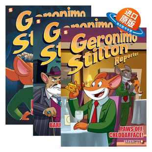 英文原版 Stilton Geronimo Shufongfong Reporter 老鼠記者全彩漫畫小說4 Operation 中小學課外讀物 進口英語書籍 英文版 6冊