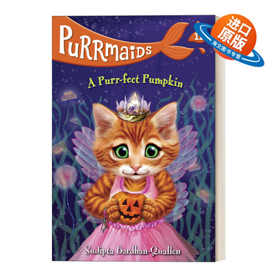 英文原版 Purrmaids 11 A Purr-fect Pumpkin 美猫鱼11 一个超完美的南瓜 英文版 进口英语原版书籍