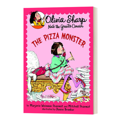 英文原版 The Pizza Monster 披萨怪兽 大侦探内特同作者儿童侦探小说 Olivia Sharp Agent for Secrets 英文版 进口英语原版书籍