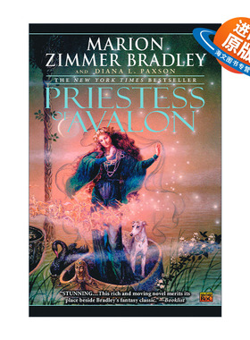英文原版 Avalon 02 Priestess of Avalon 阿瓦隆三部曲02 阿瓦隆女祭司 奇幻小说 Marion Zimmer Bradley 英文版 进口英语书籍