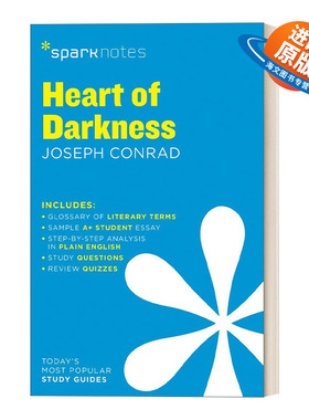 英文原版 Heart of Darkness SparkNotes Literature Guide 文学导读系列 黑暗之心 英文版 进口英语原版书籍