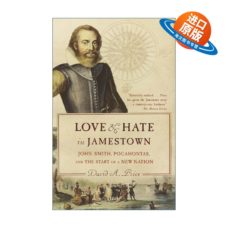 英文原版 Love and Hate in Jamestown 詹姆斯敦的爱与恨 美国历史 皮克斯总动员作者David Andrew Price 英文版 进口英语原版书籍