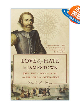 英文原版 Love and Hate in Jamestown 詹姆斯敦的爱与恨 美国历史 皮克斯总动员作者David Andrew Price 英文版 进口英语原版书籍