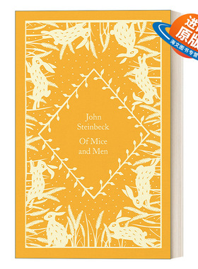 英文原版 Of Mice and Men 企鹅小布纹经典系列 人鼠之间 约翰·斯坦贝克 精装 英文版 进口英语原版书籍