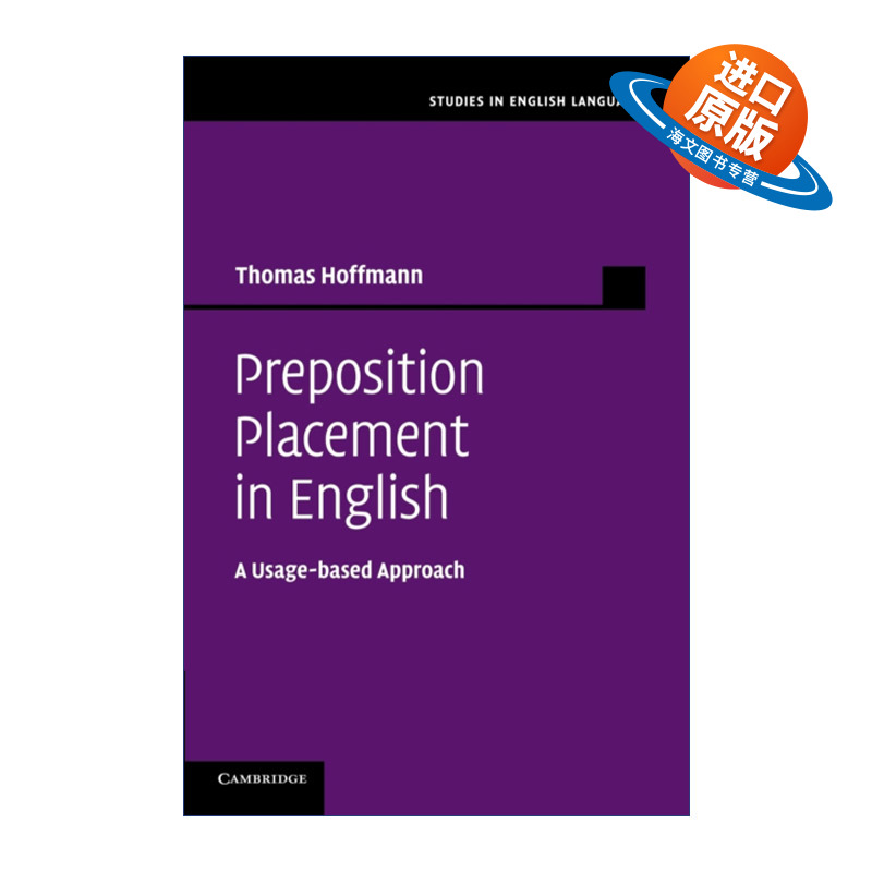 英文原版 Preposition Placement in English 英语介词置位 剑桥英语语言研究系列 英文版 进口英语原版书籍