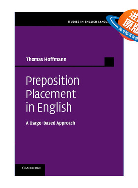 英文原版 Preposition Placement in English 英语介词置位 剑桥英语语言研究系列 英文版 进口英语原版书籍