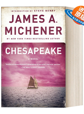 英文原版小说 Chesapeake 切萨皮克 历史小说 James A. Michener 英文版 进口英语原版书籍