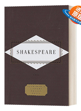 英文原版 Shakespeare Poems Edited by Graham Handley 莎士比亚诗集 人人图书馆口袋诗人系列 精装 英文版 进口英语书籍
