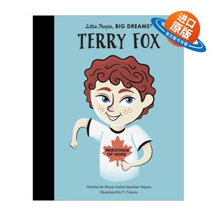 英文原版绘本 Little People  Big Dreams Terry Fox 小人物大梦想纸板书 特里福克斯 精装 英文版 进口英语原版书籍