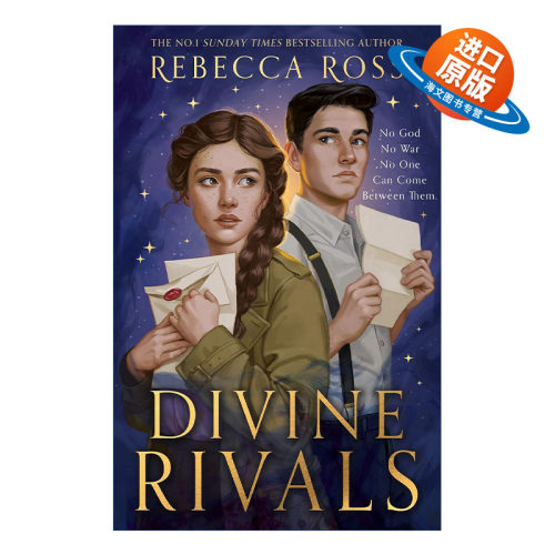 英文原版 Divine Rivals 神圣对手 魔法打字机 丽贝卡·罗斯战时奇幻爱情小说 魔法之河系列作者 精装 英文版 进口英语原版书籍
