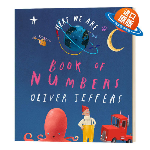英文原版绘本 Book of Numbers - Here We Are Board book数字之书Oliver Jeffers 英文版儿童外文书
