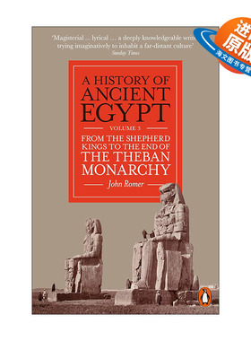 英文原版 A History of Ancient Egypt Volume 3 古埃及史 卷三 美国考古学家John Romer 英文版 进口英语原版书籍
