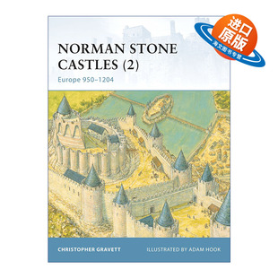 英文版 书籍 Castles 欧洲950 1204 诺曼人石堡 Stone 进口英语原版 英文原版 世界防御要塞系列 Norman