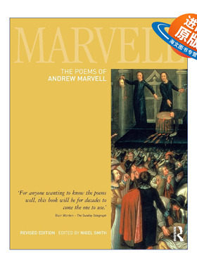 英文原版 The Poems of Andrew Marvell 安德鲁马维尔 诗歌 英文版 进口英语原版书籍
