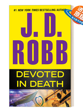 英文原版 Devoted in Death In Death 41 死亡系列41 献身 女侦探悬疑推理小说 J. D. Robb 英文版 进口英语原版书籍