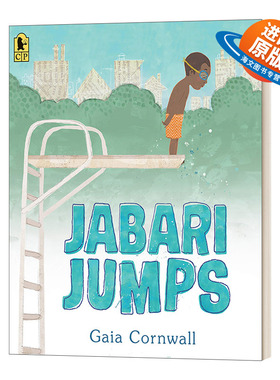 英文原版 Jabari Jumps 贾巴里跳 4-8岁儿童运动主题绘本 Gaia Cornwall 英文版 进口英语原版书籍