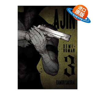英文原版 Ajin 03 Demi-Human 亚人 卷三 科幻漫画 樱井画门Gamon Sakurai 英文版 进口英语原版书籍