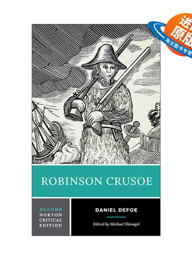 英文原版 Robinson Crusoe 鲁滨逊漂流记 第二版 诺顿文学解读系列Norton Critical Edition 英文版 进口英语原版书籍