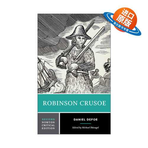 英文原版 Robinson Crusoe 鲁滨逊漂流记 第二版 诺顿文学解读系列Norton Critical Edition 英文版 进口英语原版书籍