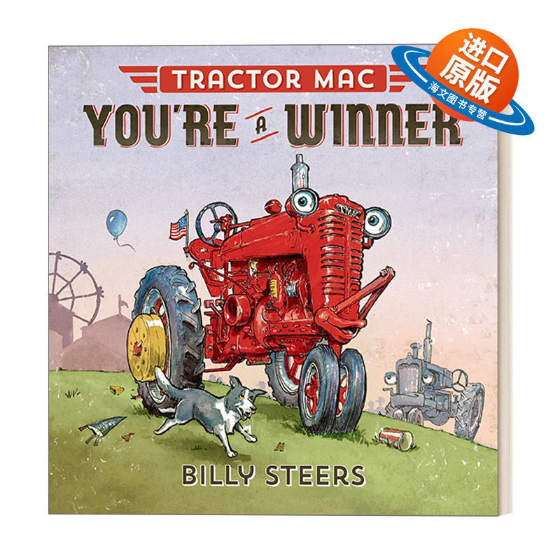 英文原版 Tractor Mac You're a Winner 红色大拖拉机你依然是冠军 儿童情绪认知 精装绘本 英文版 进口英语原版书籍