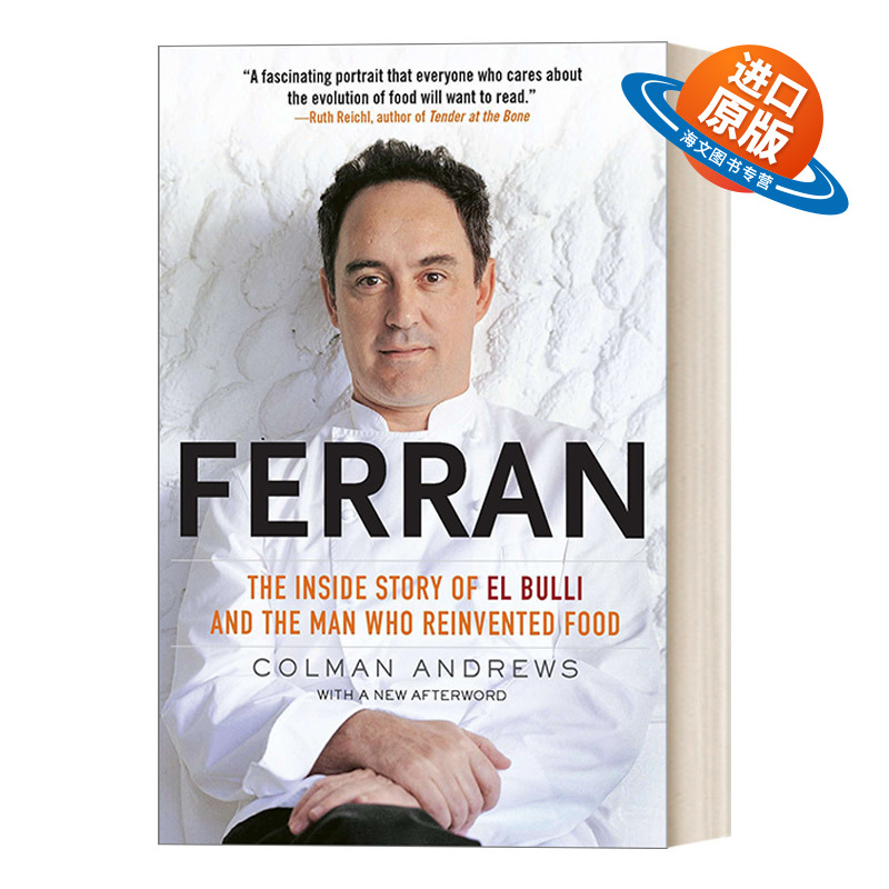 英文原版 Ferran 费兰 牛人的内幕故事和重新发明食物的人 西班牙美食食谱 传记 Colman Andrews 英文版 进口英语原版书籍