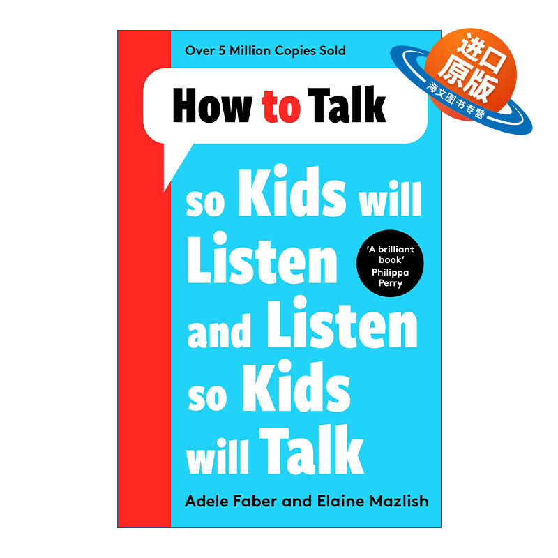 英文原版 How To Talk So Kids Will Listen And Listen So Kids Will Talk 如何说孩子才会听 怎么听孩子才肯说 进口英语原版书籍