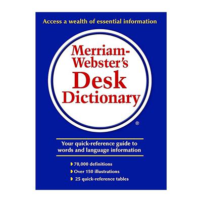 英文原版 Merriam-Webster's Desk Dictionary 韦氏案头词典 精装 英文版 进口英语原版书籍