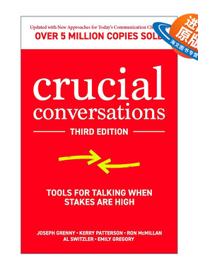 英文原版 Crucial Conversations 关键对话 如何高效能沟通 第3版 英文版 进口英语原版书籍