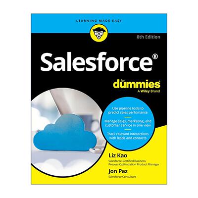英文原版 Salesforce for Dummies 云端CRM系统 入门指南 第8版 英文版 进口英语原版书籍