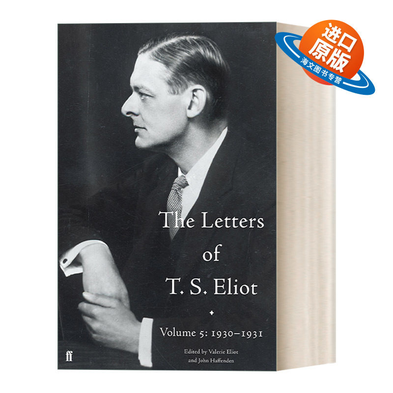 英文原版 The Letters of T. S. Eliot Volume 5 1930-1931 T.S.艾略特书信集 第五卷 精装 英文版 进口英语原版书籍