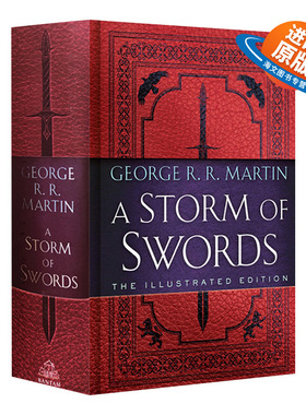 英文原版 精装 Storm Of Swords  A Illustr 冰雨的风暴 冰与火之歌系列 英文版外文小说