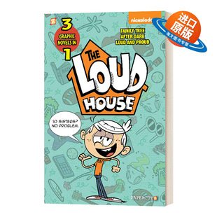 House 劳德之家 进口英语原版 Loud The 喧闹一家亲2 绘本 书籍儿童外文书 英文版 漫画3本合集 英文原版