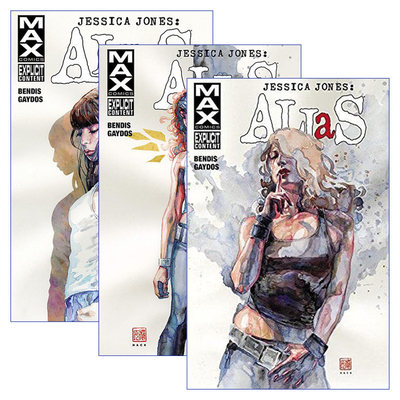 英文原版 Jessica Jones Alias 杰茜卡·琼斯 别名系列3册 蜘蛛侠 复仇者联盟 漫威漫画 Brian Michael Bendis 英文版 进口原版书