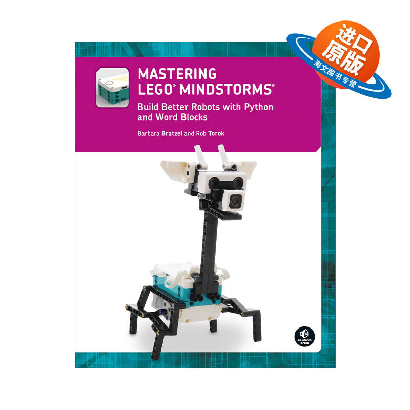 英文原版 Mastering LEGO MINDSTORMS 掌握乐高思维风暴 用Python和Word积木建造更好的机器人 Barbara Bratzel 进口英语原版书籍